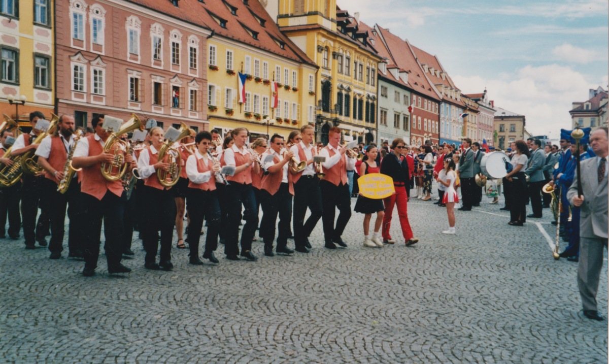 Dechový orchestr mladých na festivalu FIJO v Chebu v roce 2002