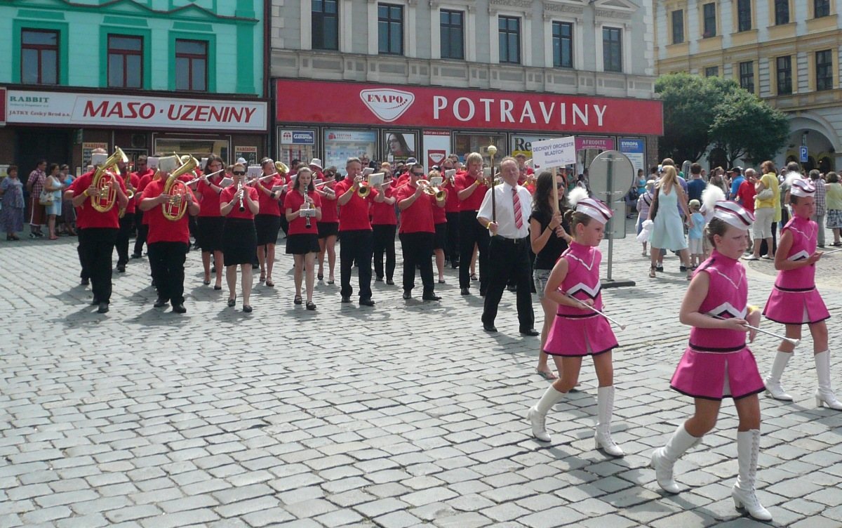 Dechový orchestr mladých v Kolíně v roce 2010